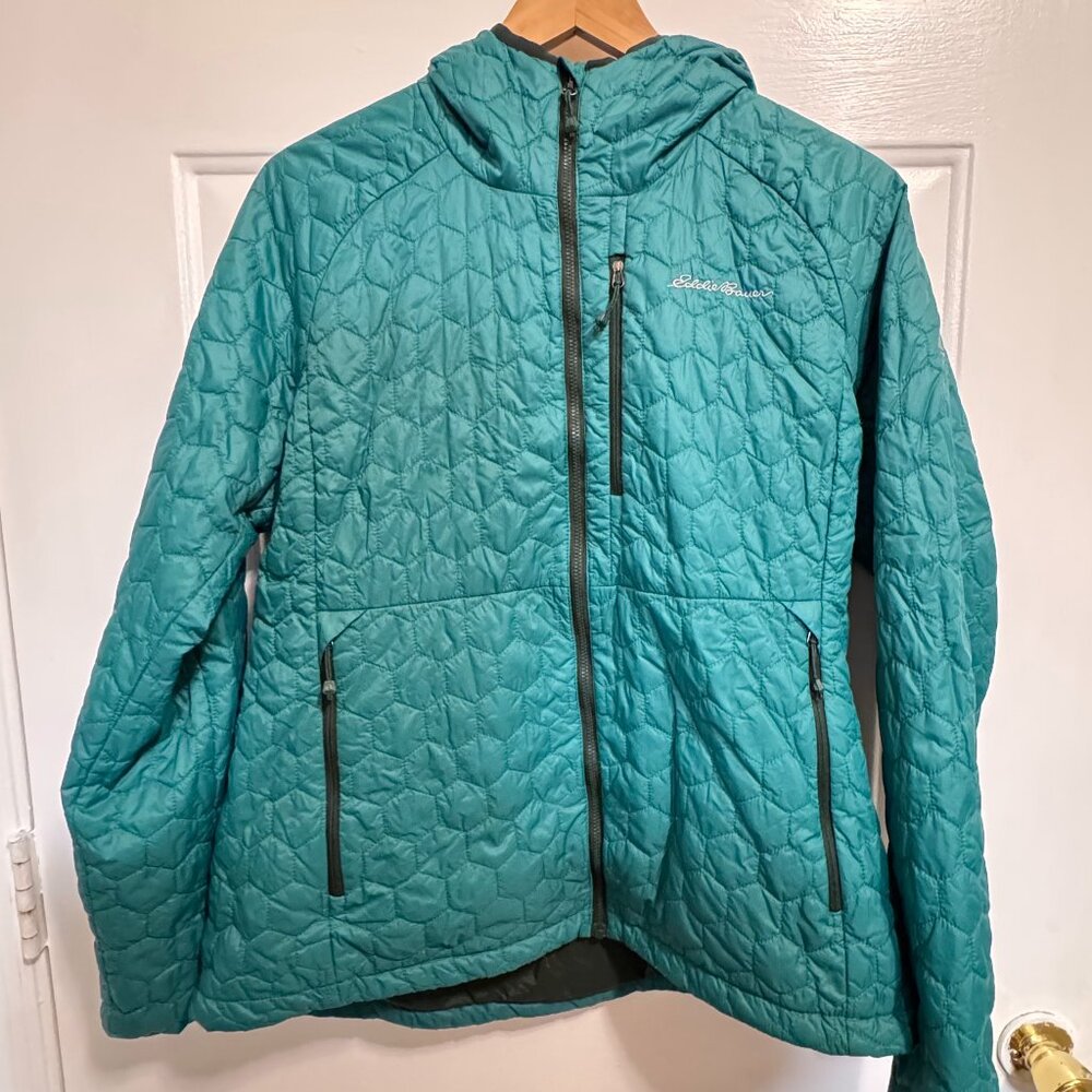 Eddie Bauer | Outerwear | Women's Astrolite Hooded Jacket | Size L | Teal